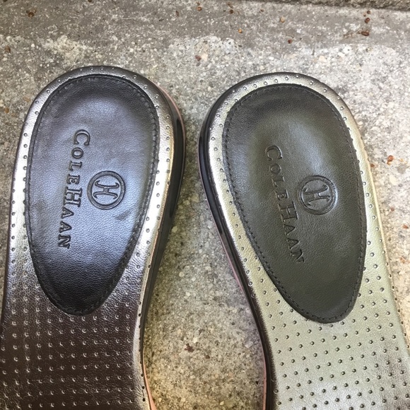 Cole Haan Nike Air leather slide sandals 7.5 AA - Picture 2 of 7